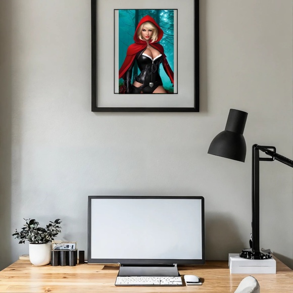 “Little”Red Riding Hood 13” x 19” Fine Art Print - only 6 signed prints made - Picture 5 of 5